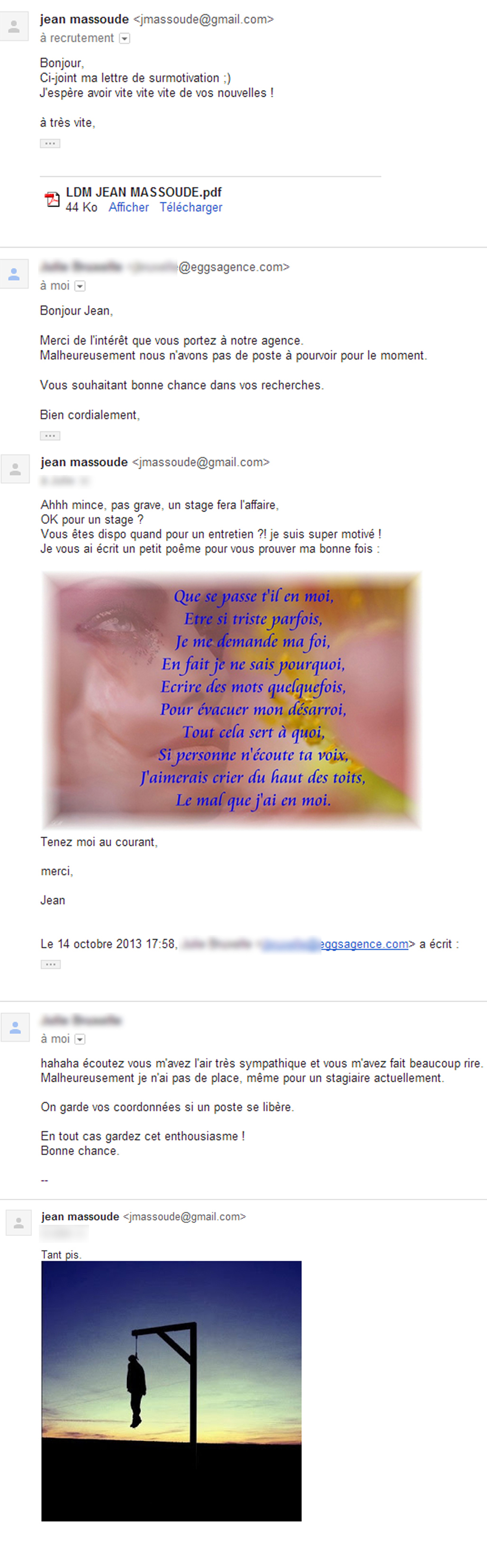 CHANGEMENT non, mais réponse poême