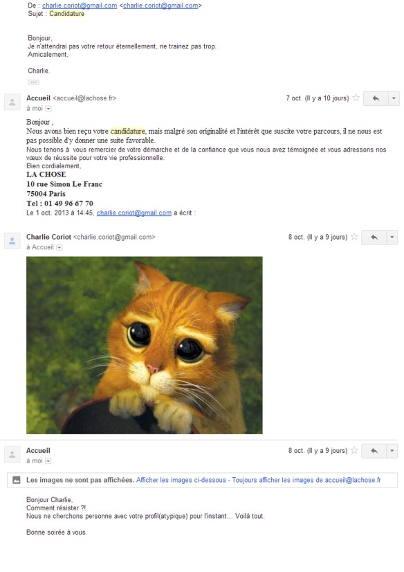 PRETENTION relance chat de shrek