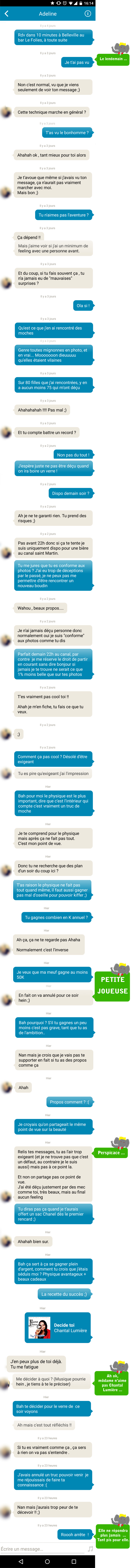 ADELINE 2 (gros connard)